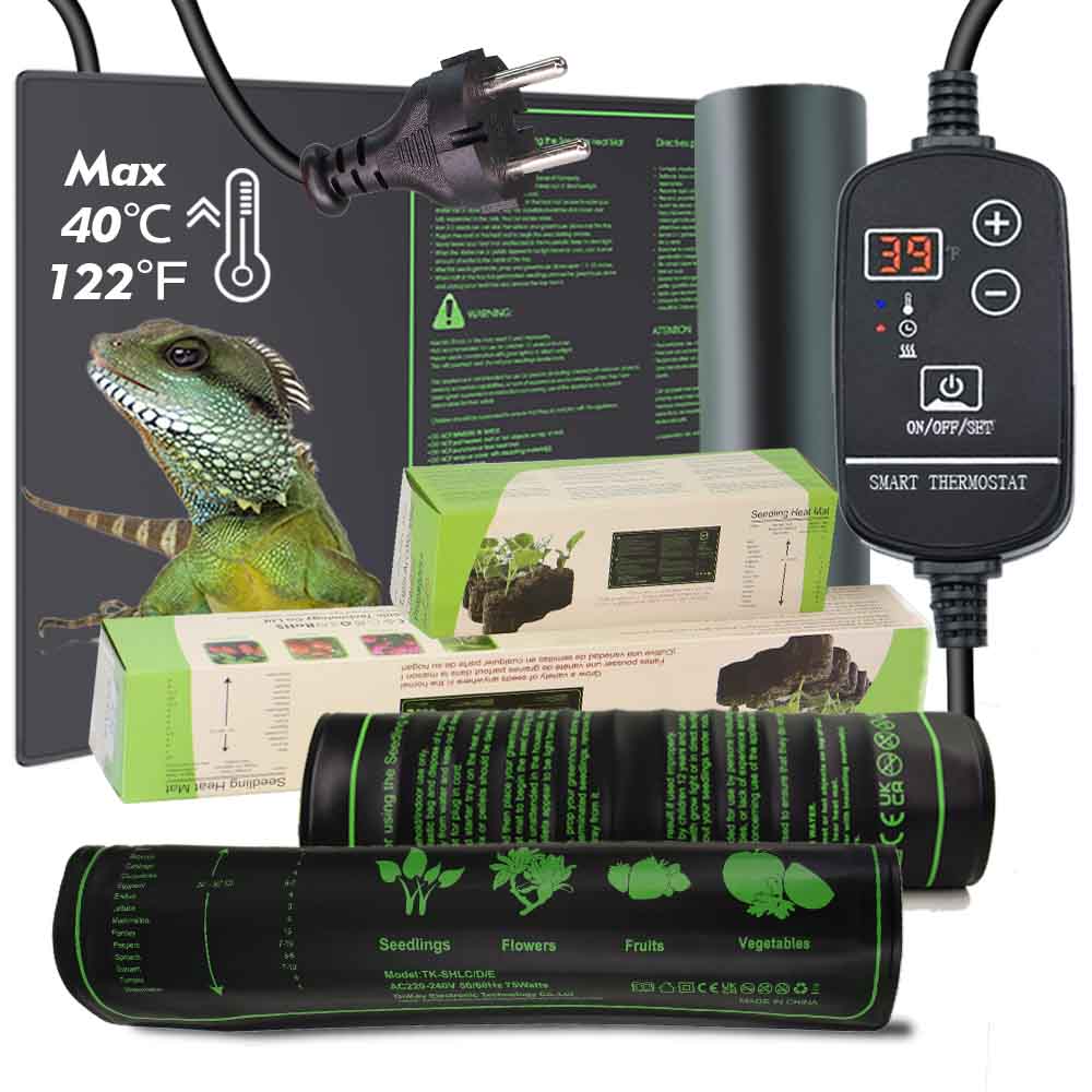 Seedling Heat Mat - 7-100W bitkiler isıtma pedi 16 ℃