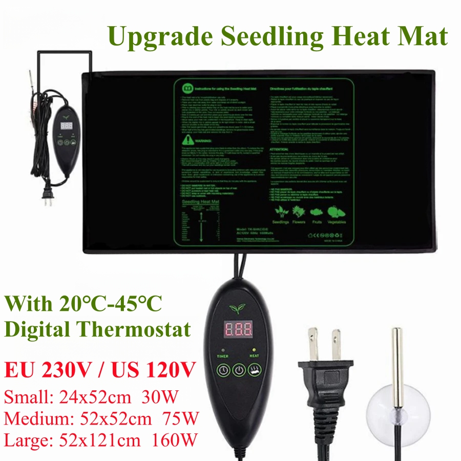 Seedling Heat Mat - 3 Boyut Yükseltme Fide Isı Matı