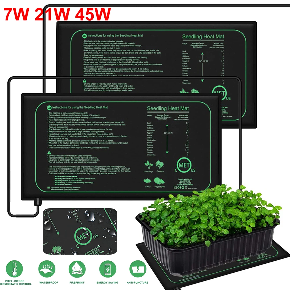 Seedling Heat Mat - 10/25/50CM Fide Isıtma Matı İç Mekan