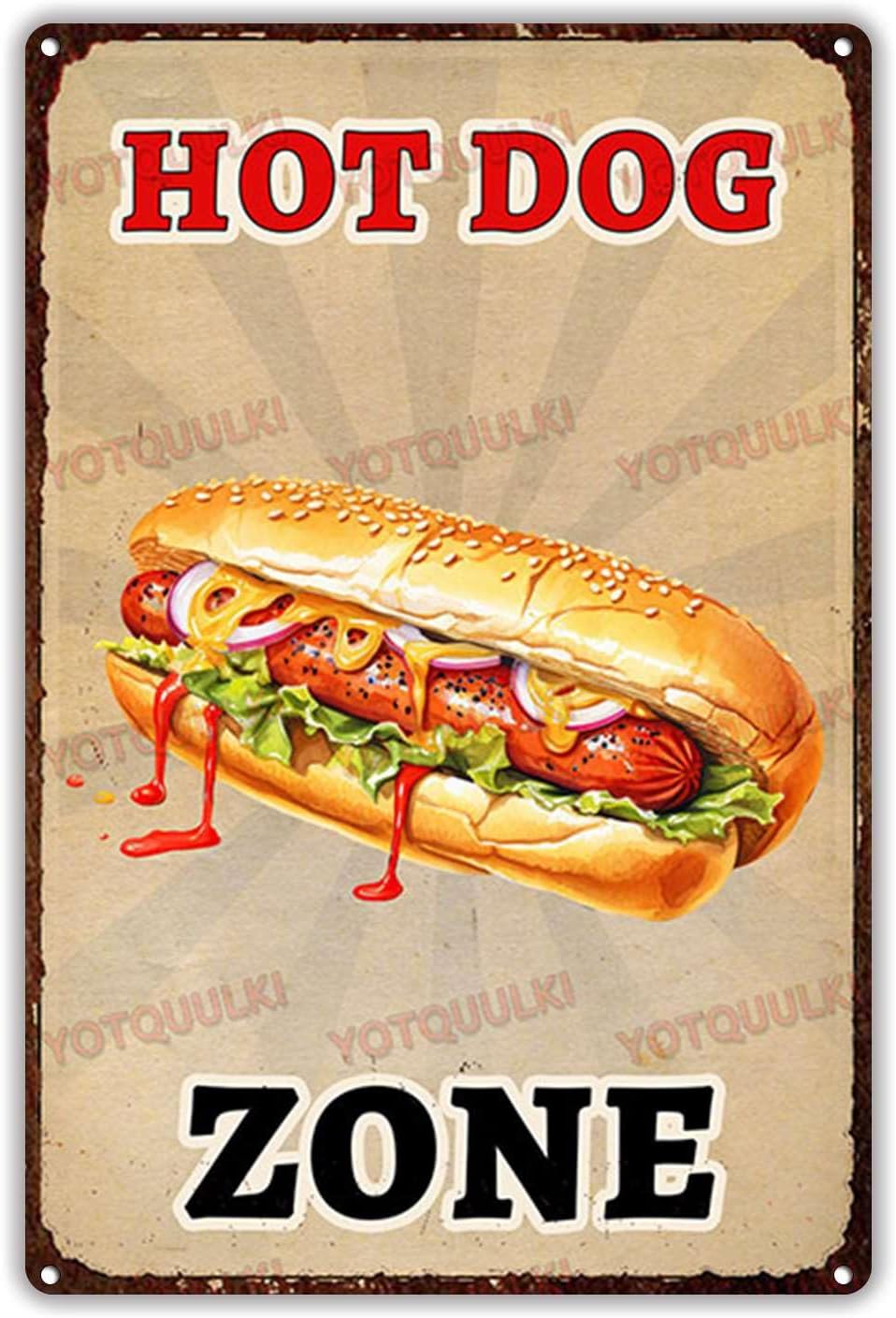 Farming Zone - Hot Dog Bölgesi Duvar Sanatı Tuval