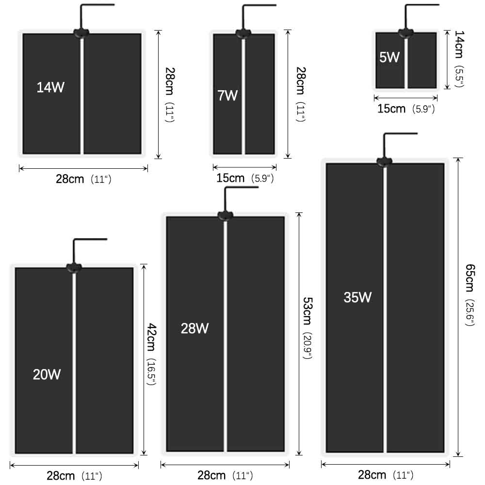 35W-5W Tohumlar Fideleri Bitki - Seedling Heat Mat incelemesi ve fiyatı