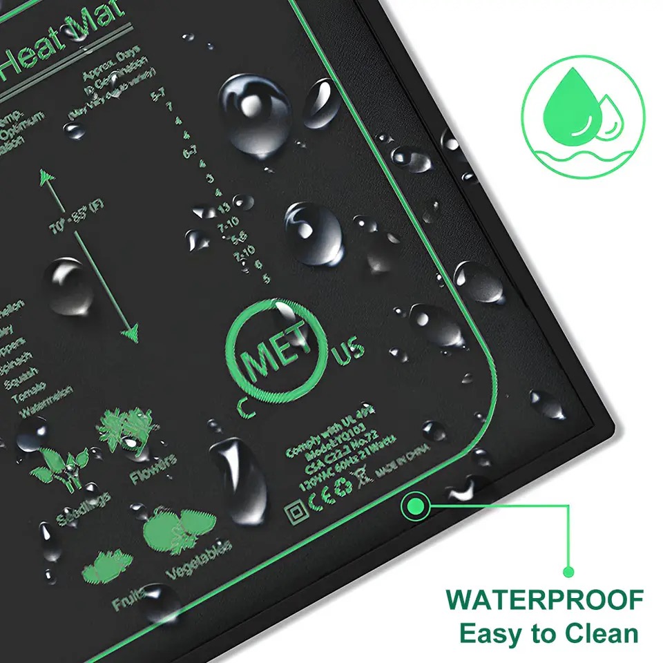 10/25/50 CM Fide Isı Mat Kapal - Seedling Heat Mat incelemesi ve fiyatı